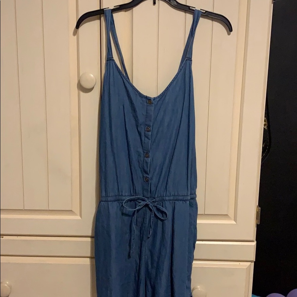 Denim Romper